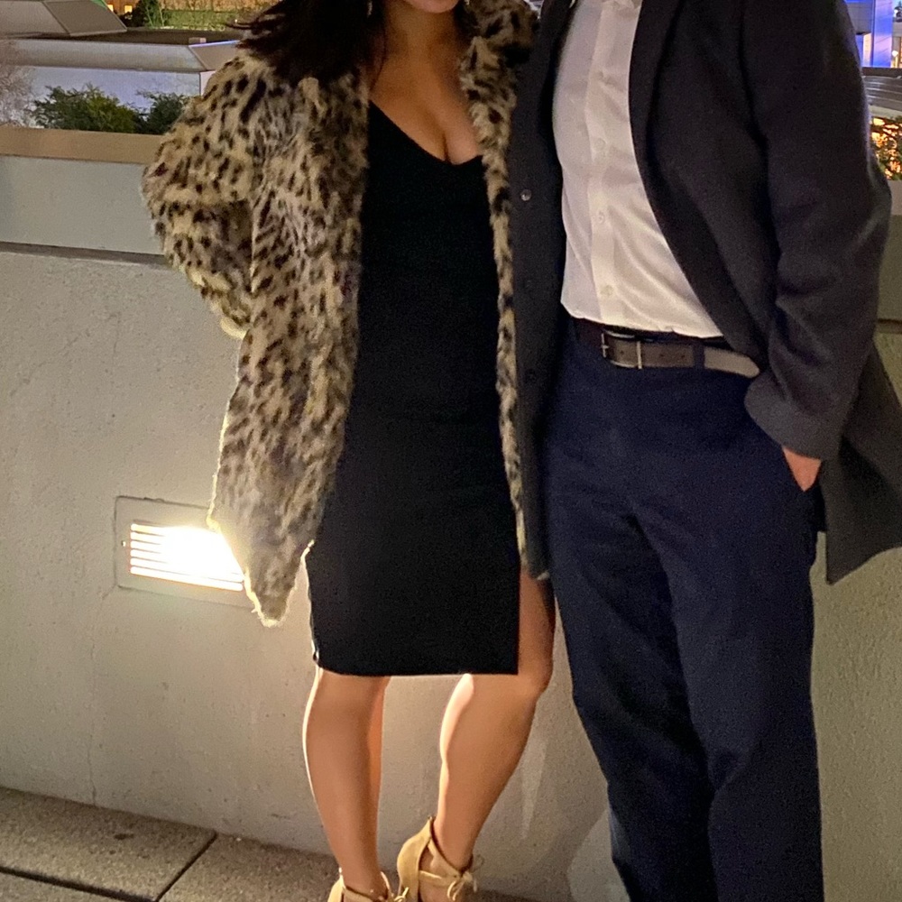 Leopard J Crew Coat